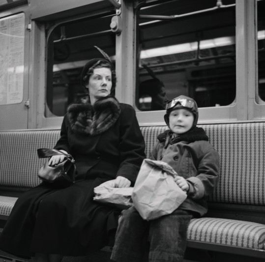 Subway Mom 1947 © Martin Elkort