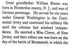 My 5th great grandfather. William (Wilhelm) Bloom, via Grandmother Violet's side.