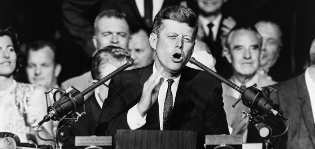  John F. Kennedy, 1960 Democratic Convention Credit: smithsonianmag.com